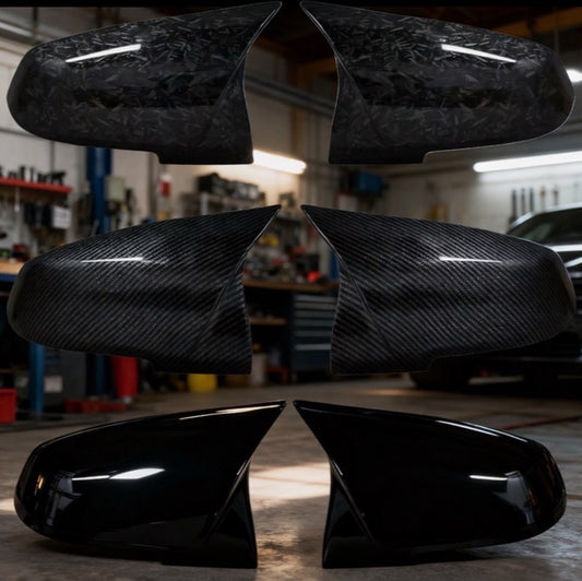 For BMW 1 2 3 4 Series F20 F30 F31 F32 F36 2012 - UP 320i 328i 330d 335i M3 M4 Look Replacement style Carbon Fiber Mirror Cover